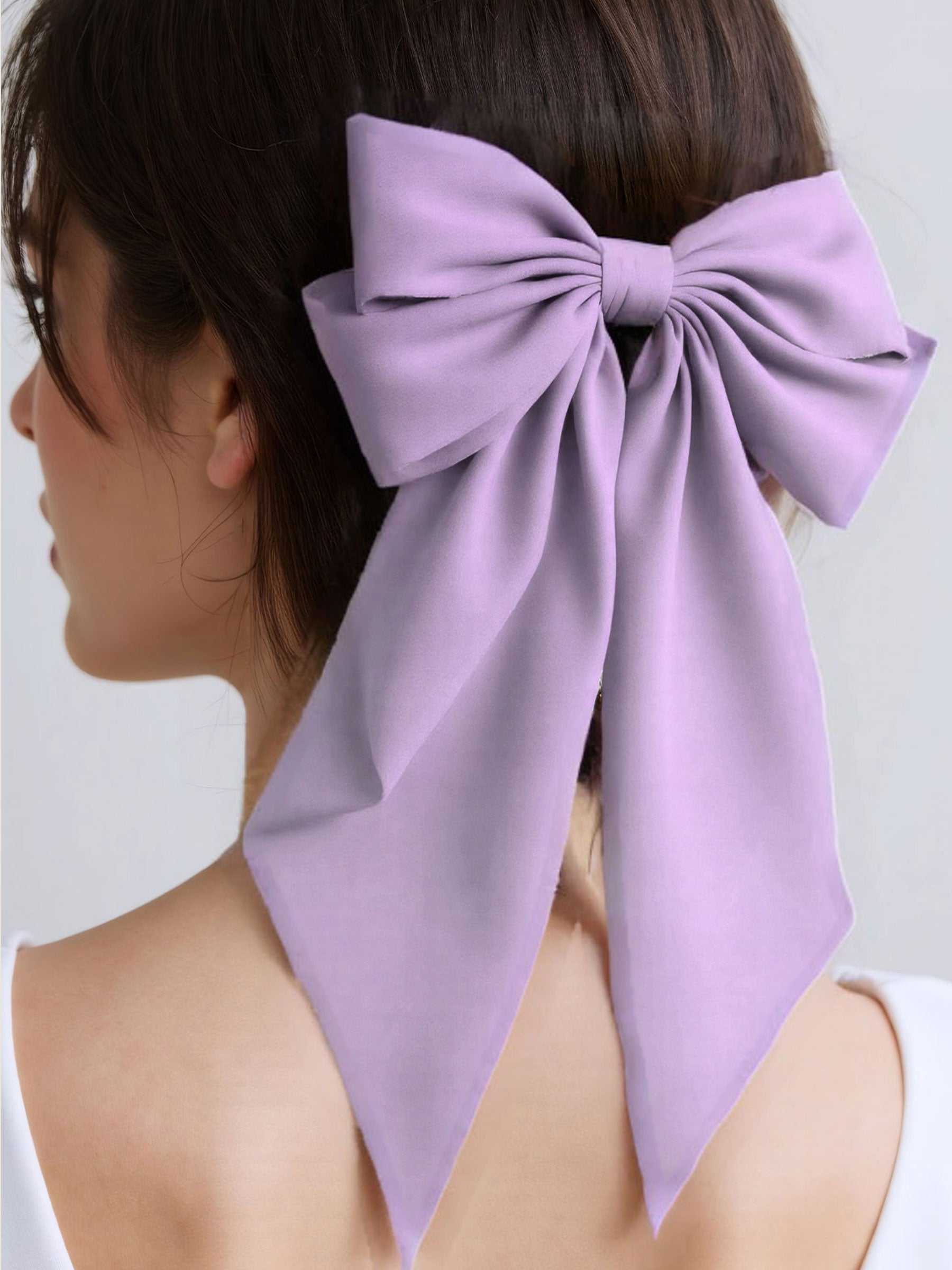 Bow Satin Hair Clip