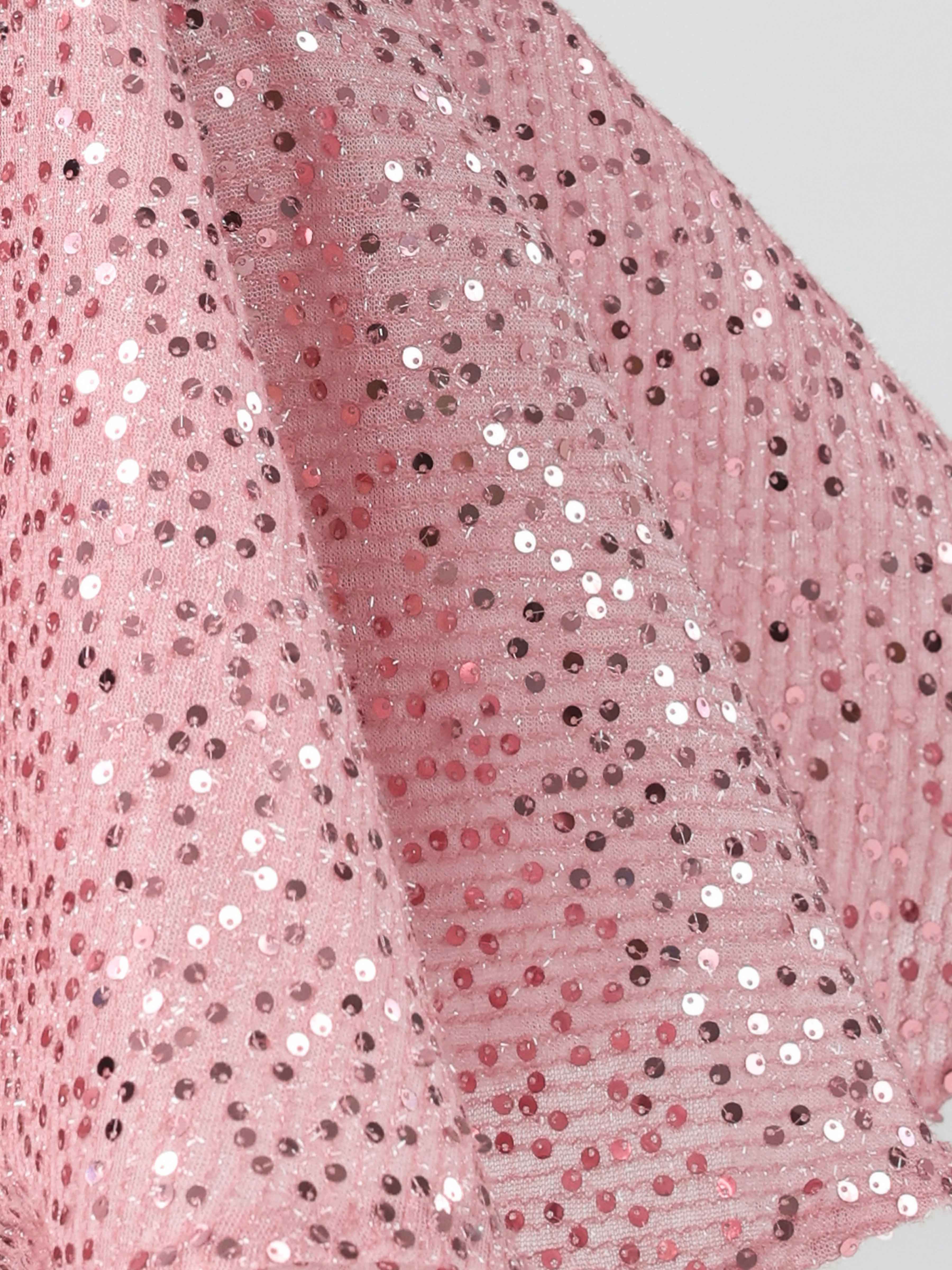 Mirelia Sparkly Sweetheart Sequin Corset A‑Line Party Dress