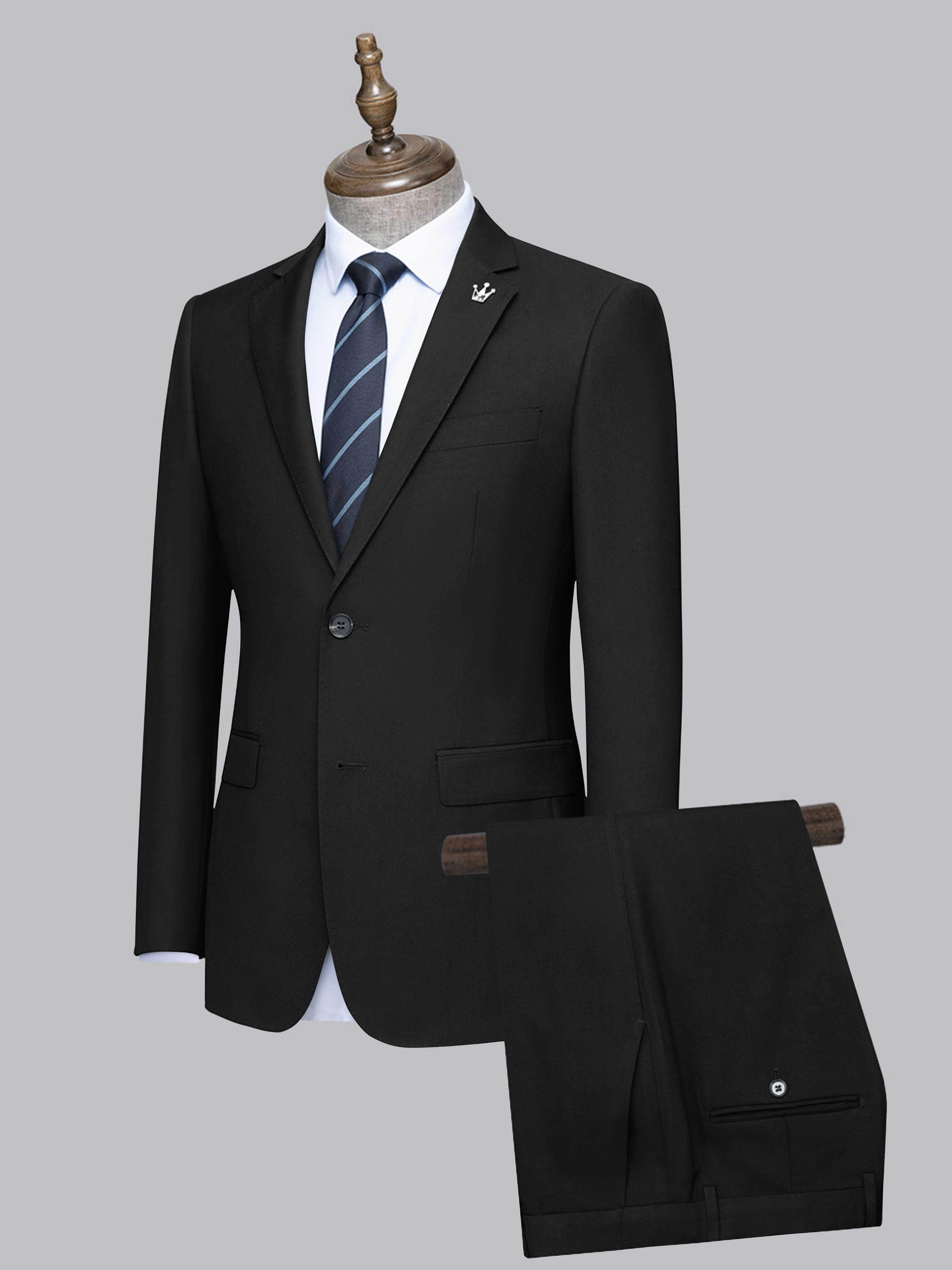 Men's Slim Fit Two-Buttons 2 Pieces Wedding Suits UK