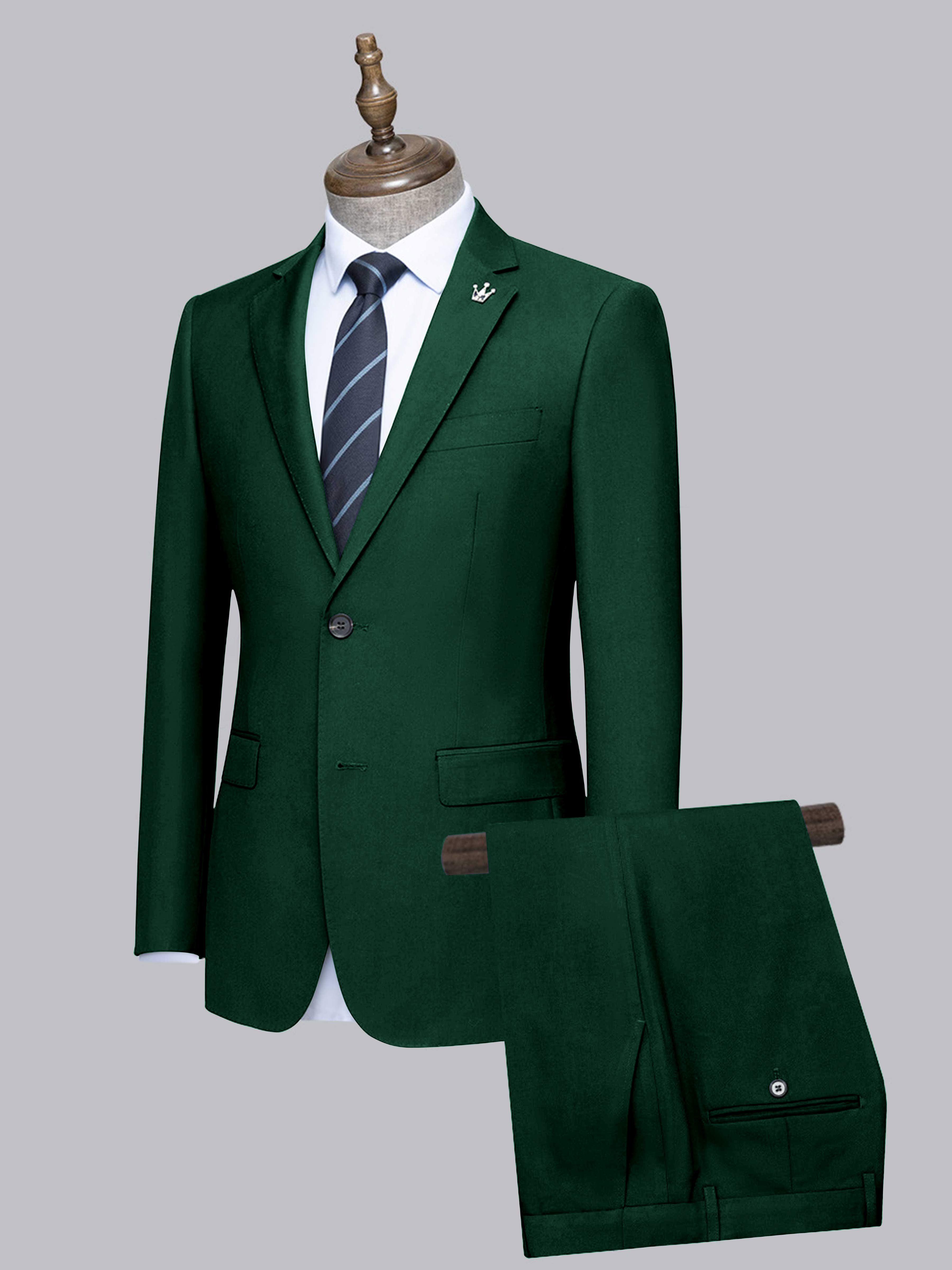 Men's Slim Fit Two-Buttons 2 Pieces Wedding Suits UK