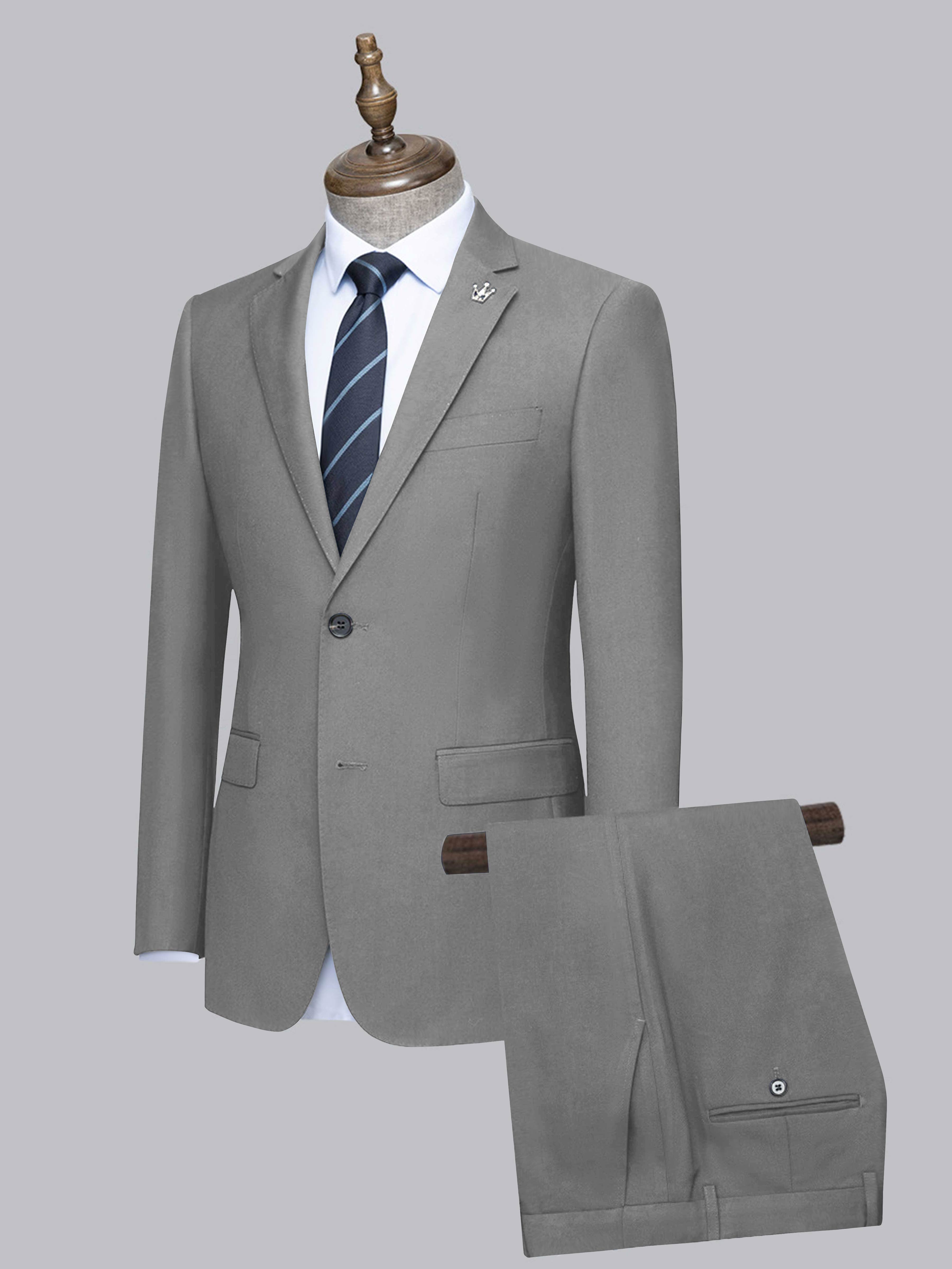 Men's Slim Fit Two-Buttons 2 Pieces Wedding Suits UK