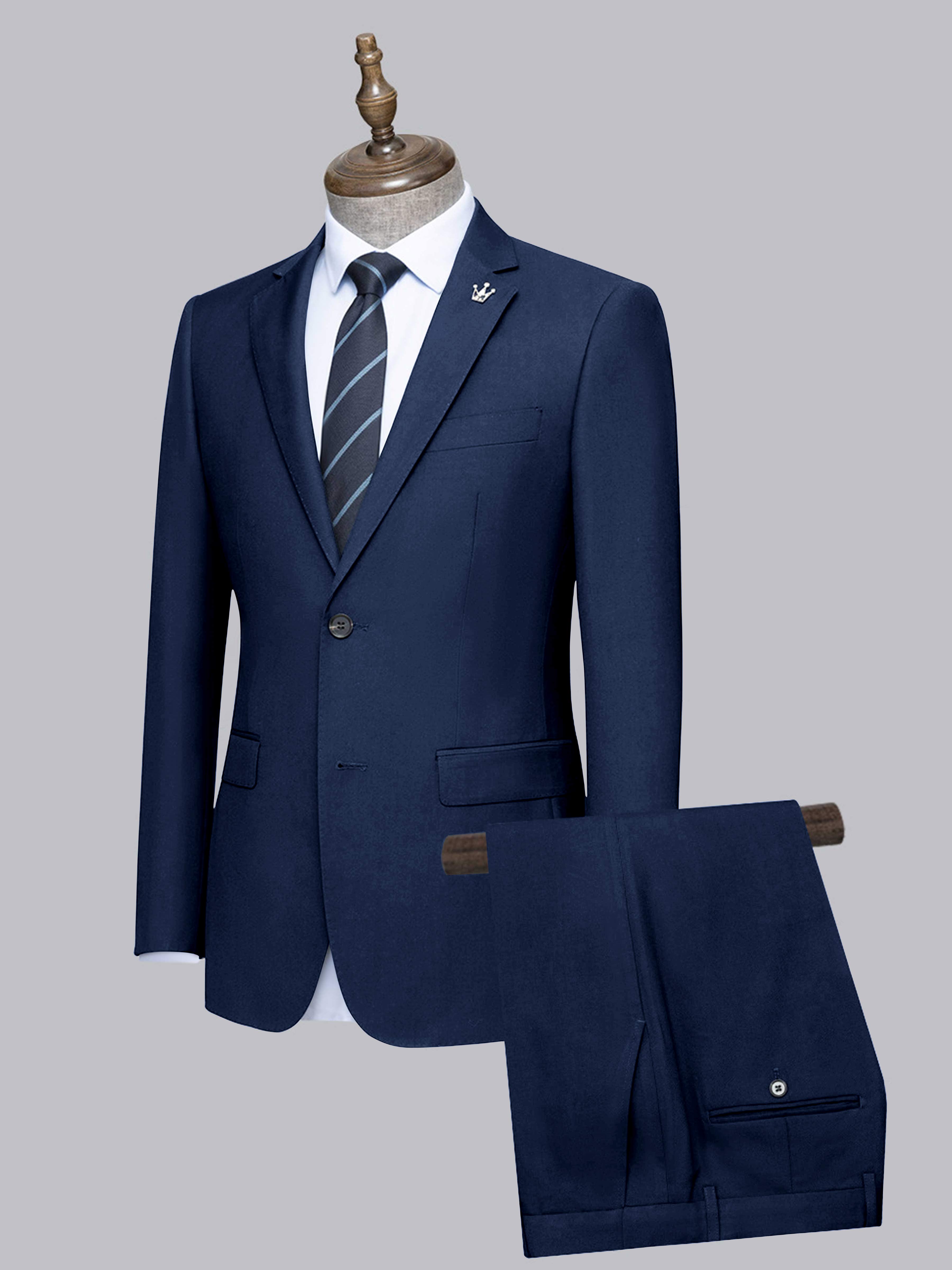 Men's Slim Fit Two-Buttons 2 Pieces Wedding Suits UK