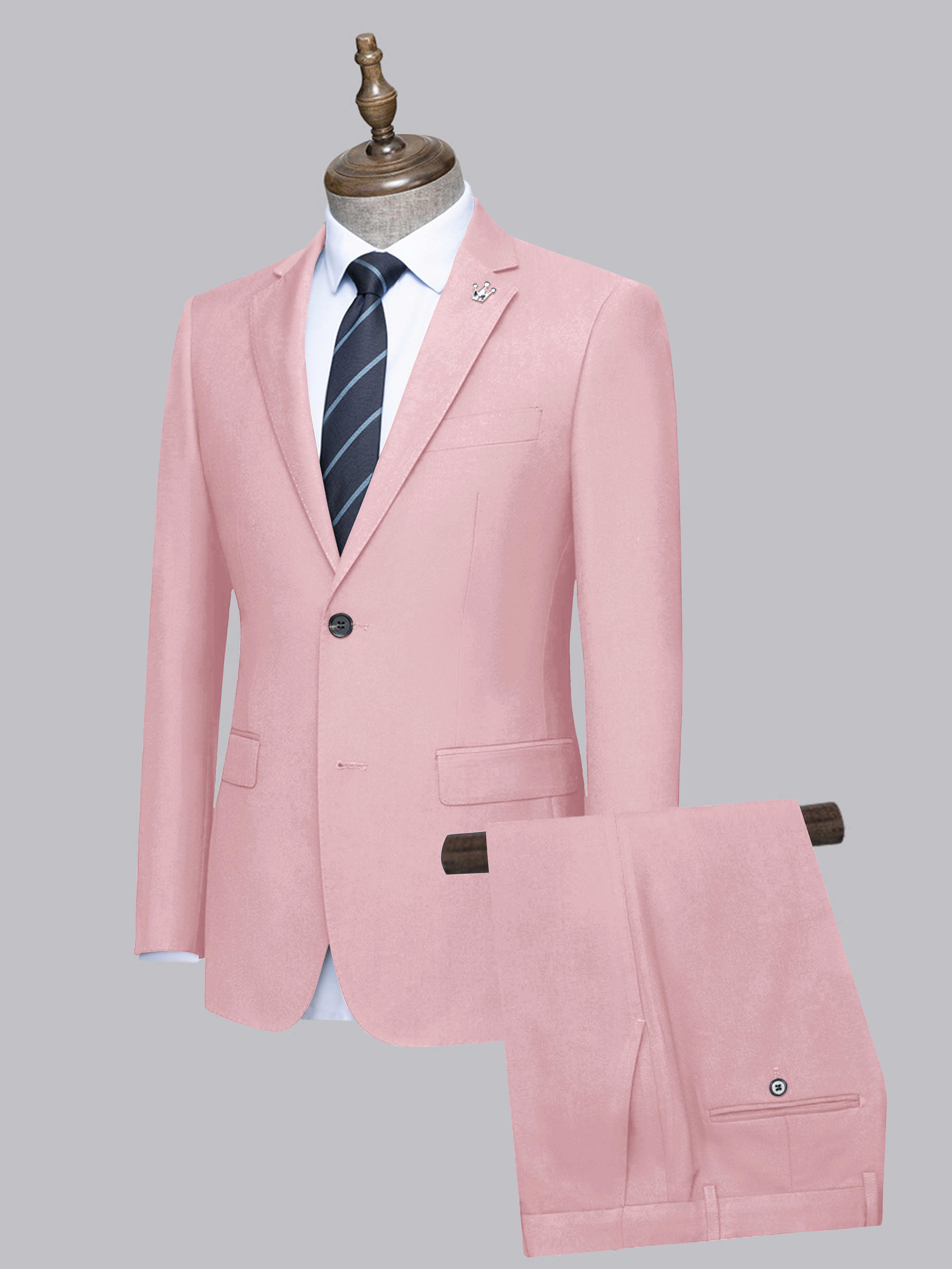 Men's Slim Fit Two-Buttons 2 Pieces Wedding Suits UK