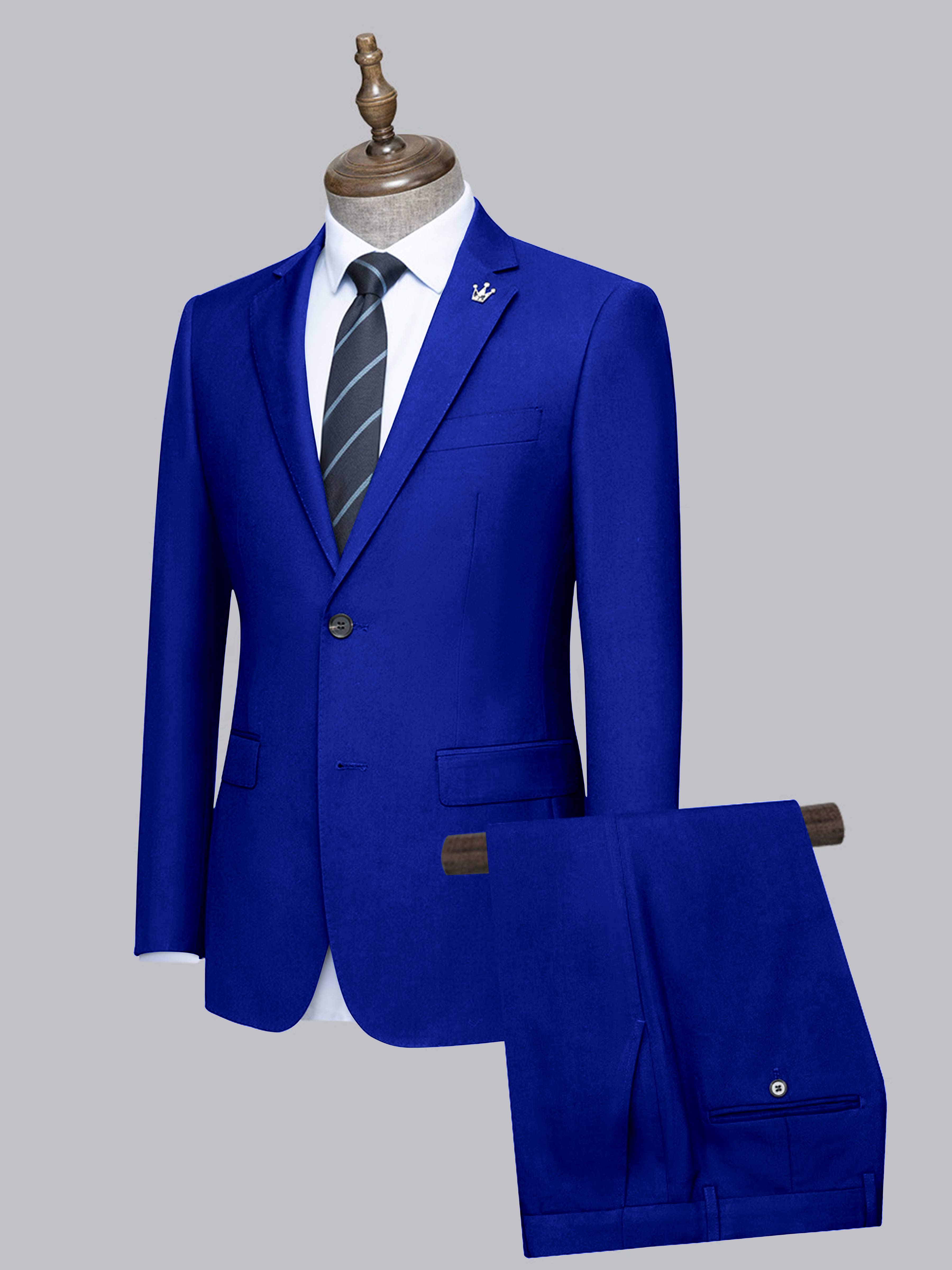 Men's Slim Fit Two-Buttons 2 Pieces Wedding Suits UK