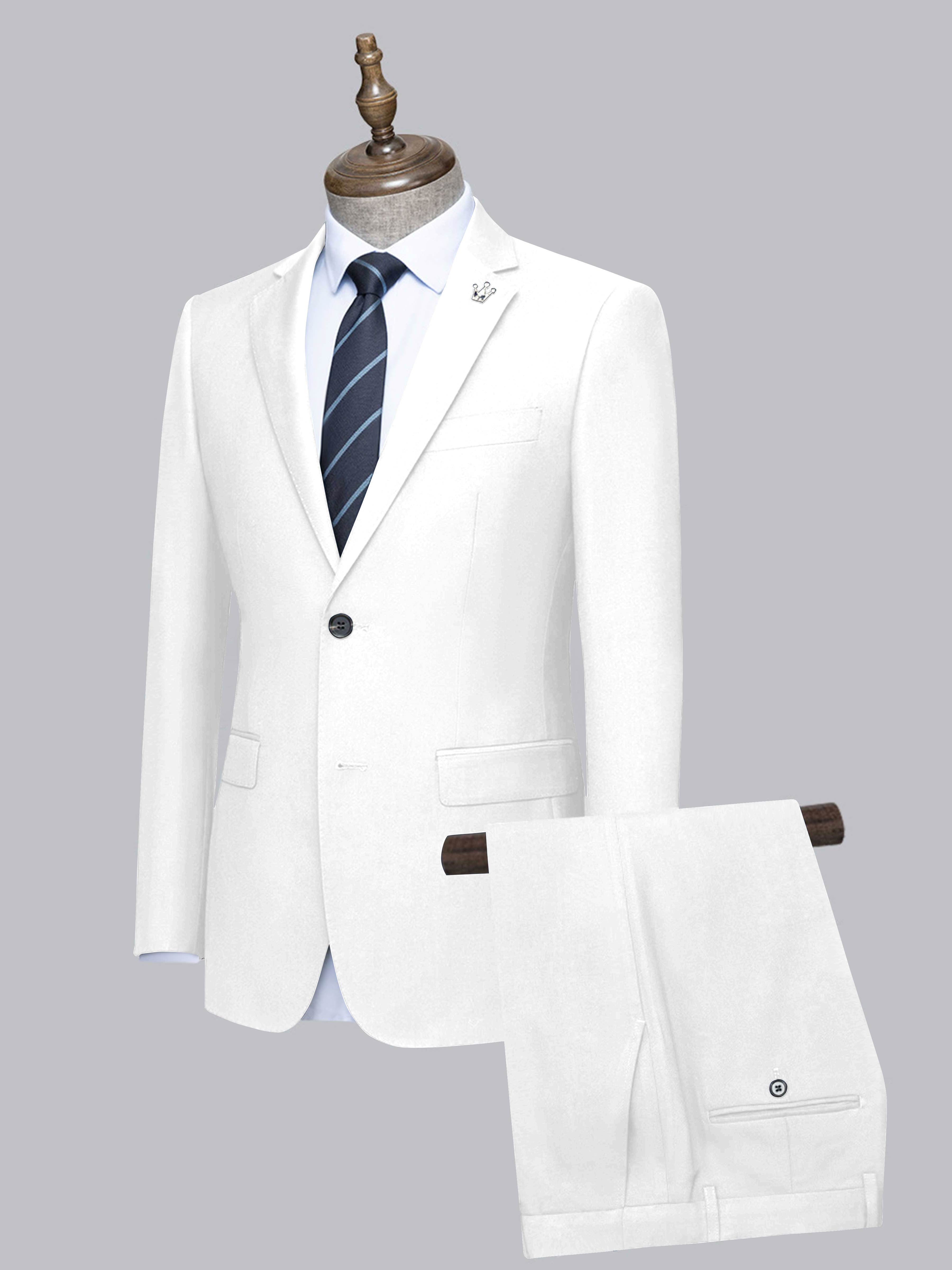 Men's Slim Fit Two-Buttons 2 Pieces Wedding Suits UK