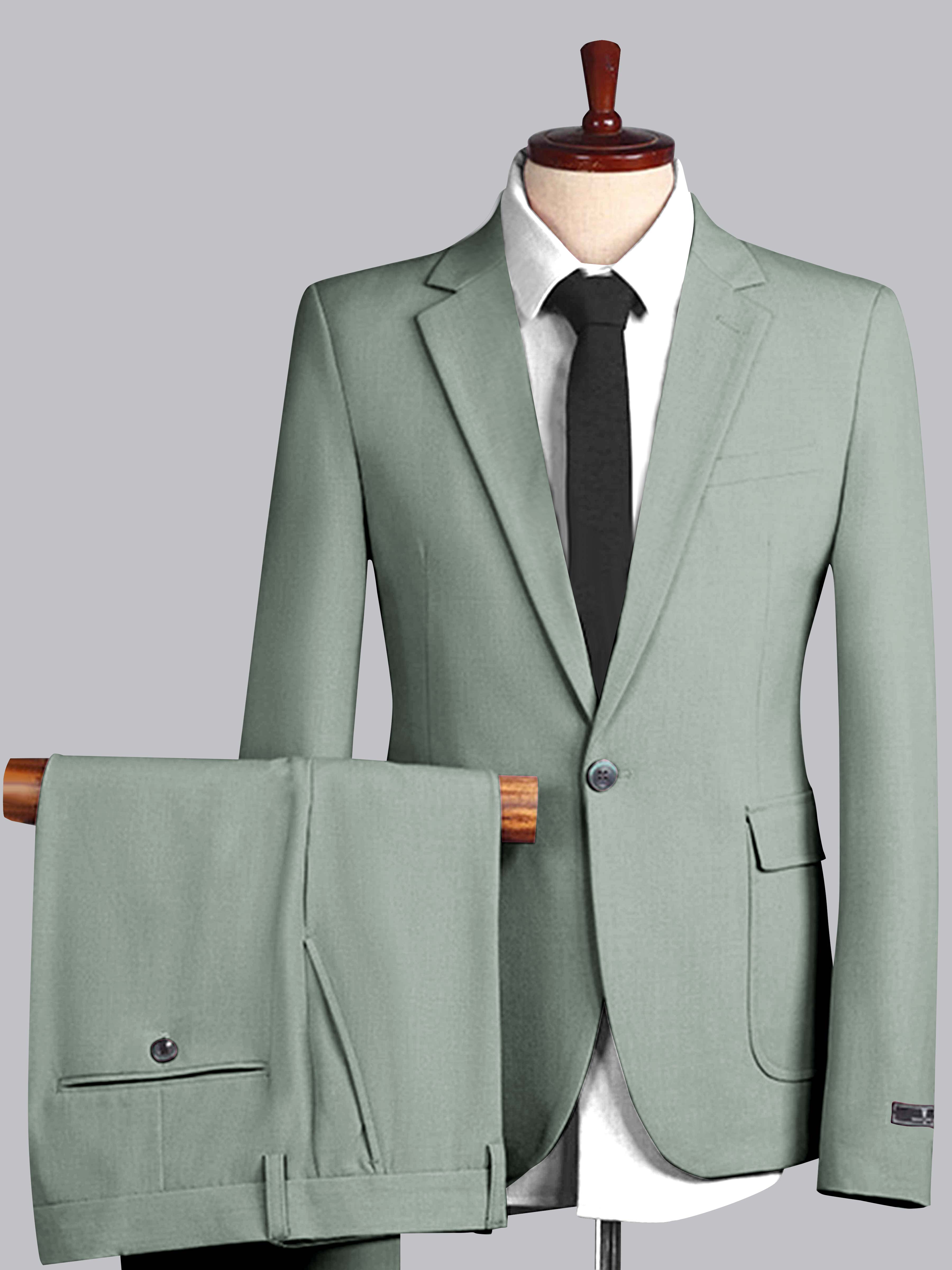 Men's Slim Fit One Button 2 Pieces Wedding Suits UK