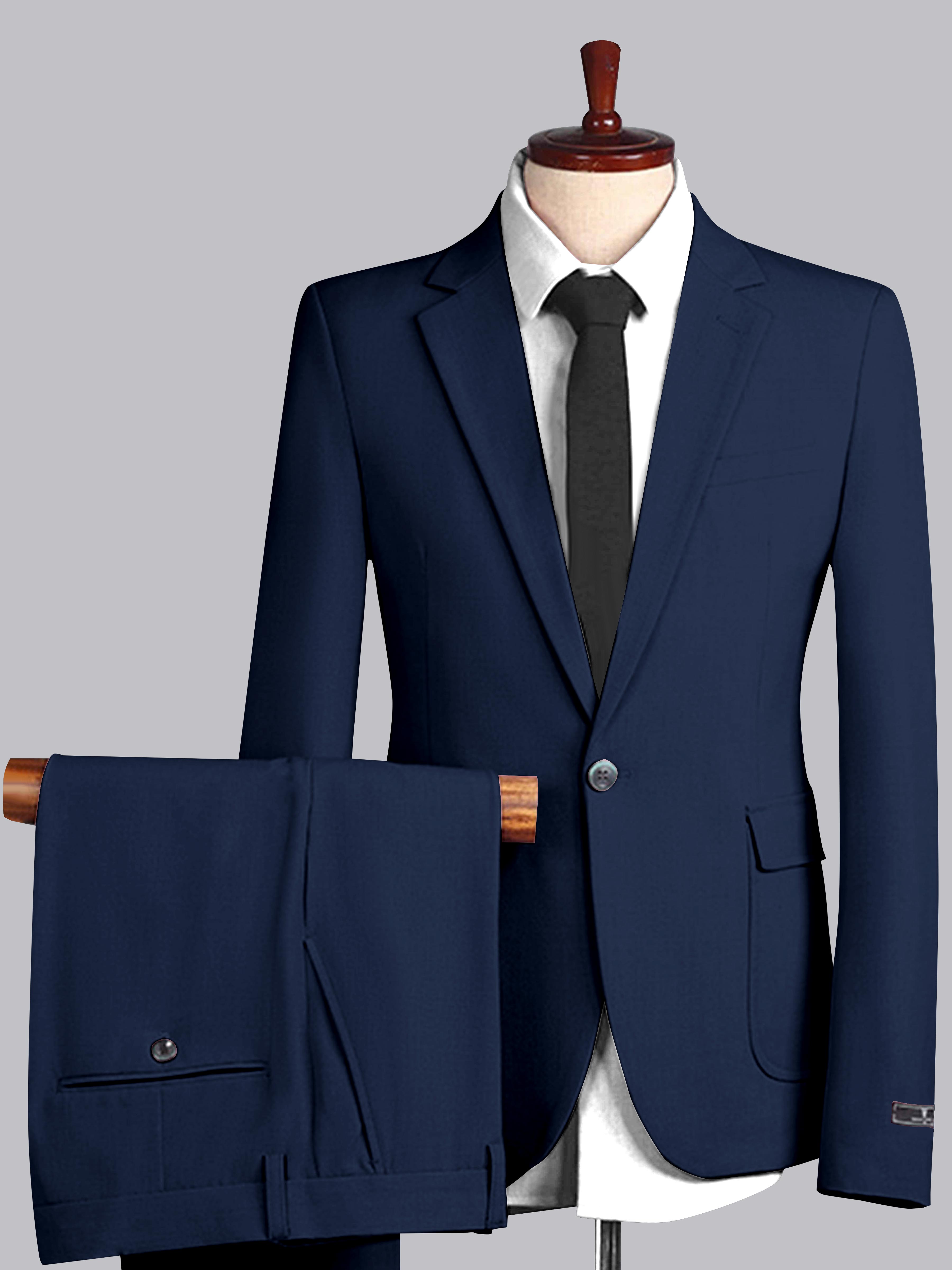 Men's Slim Fit One Button 2 Pieces Wedding Suits UK