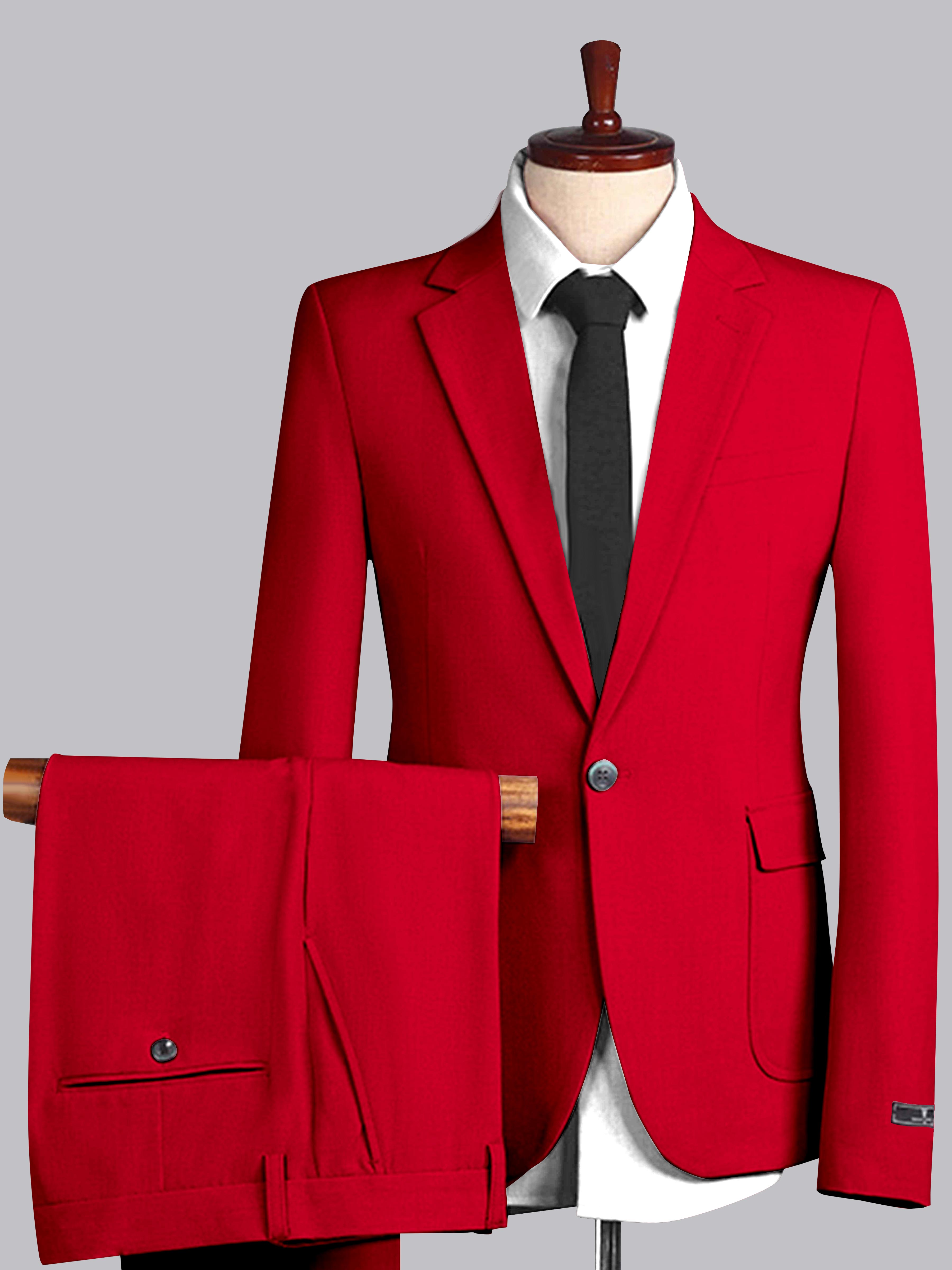 Men's Slim Fit One Button 2 Pieces Wedding Suits UK
