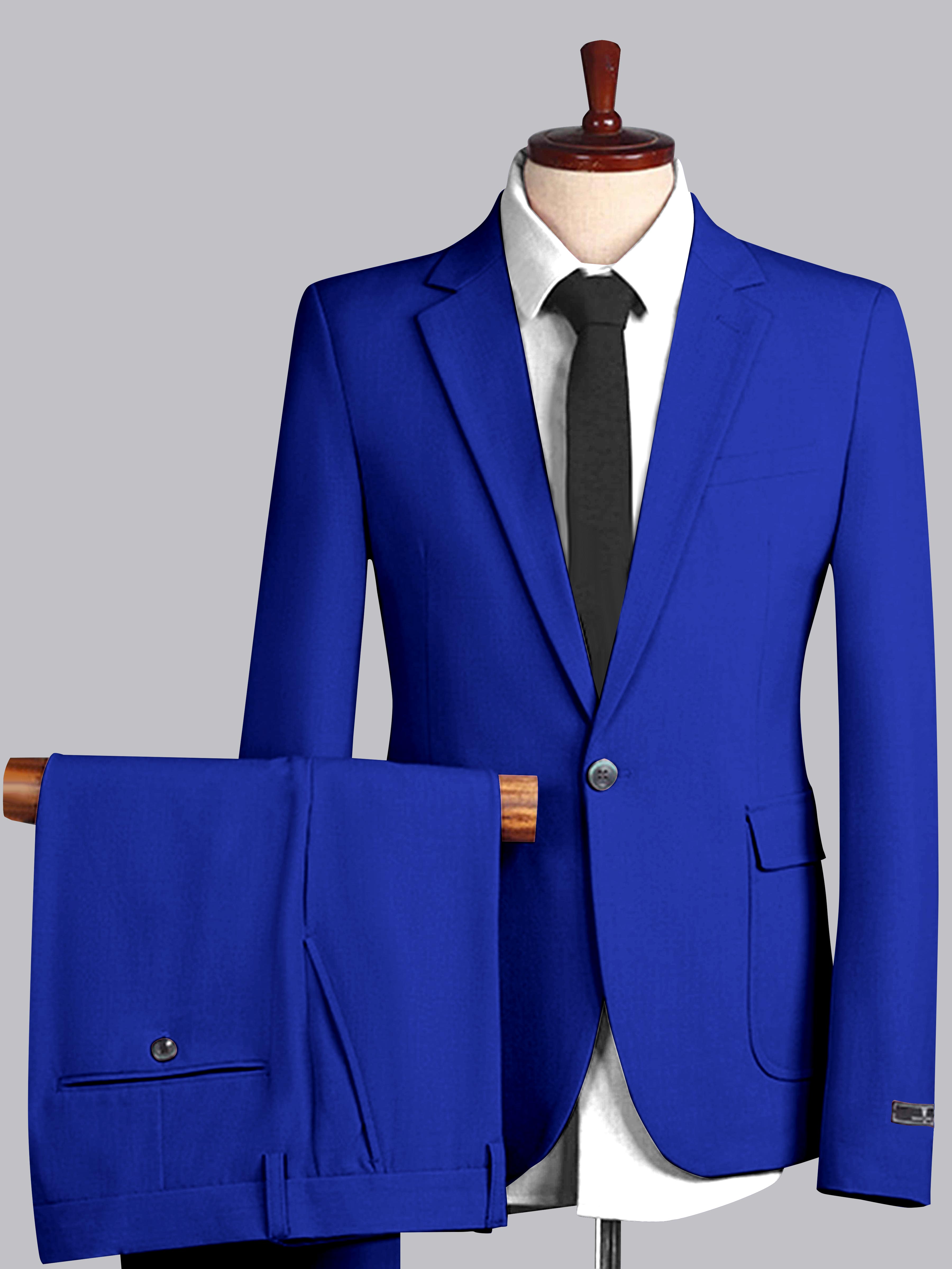 Men's Slim Fit One Button 2 Pieces Wedding Suits UK