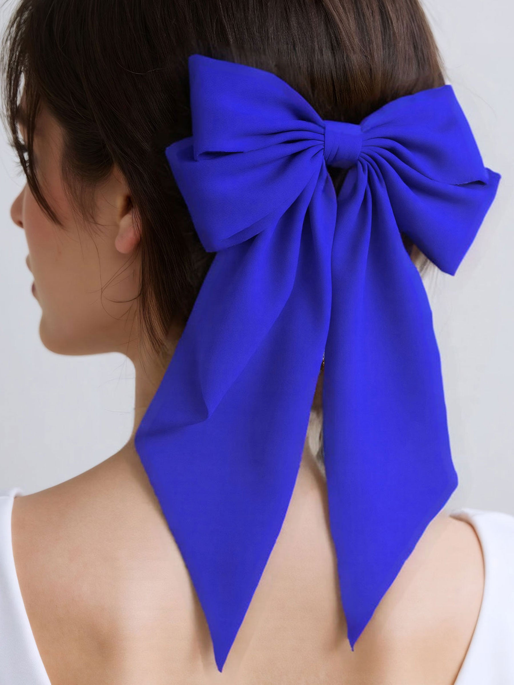 Bow Satin Hair Clip