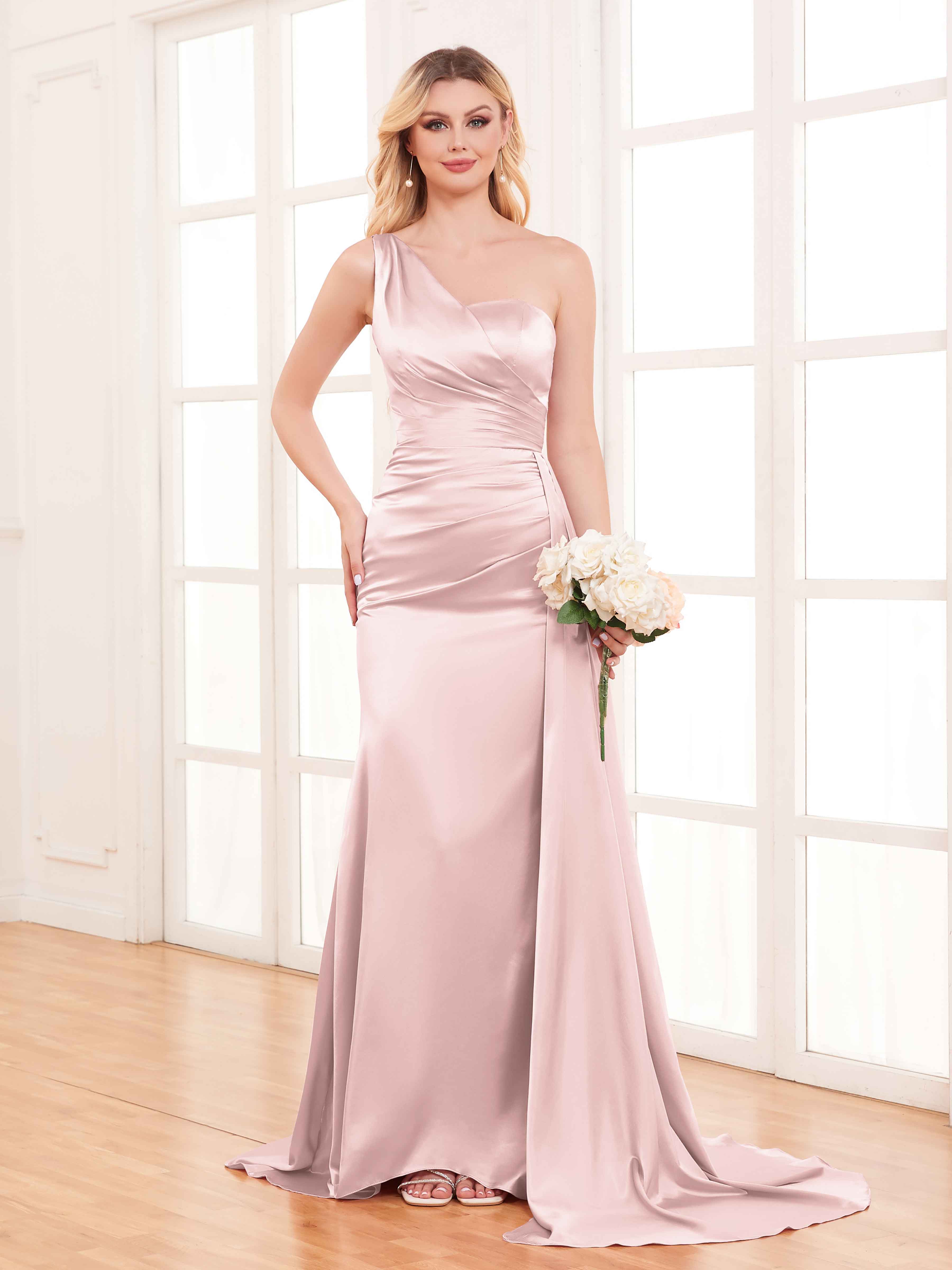 Blush pink hotsell bridesmaid dresses uk