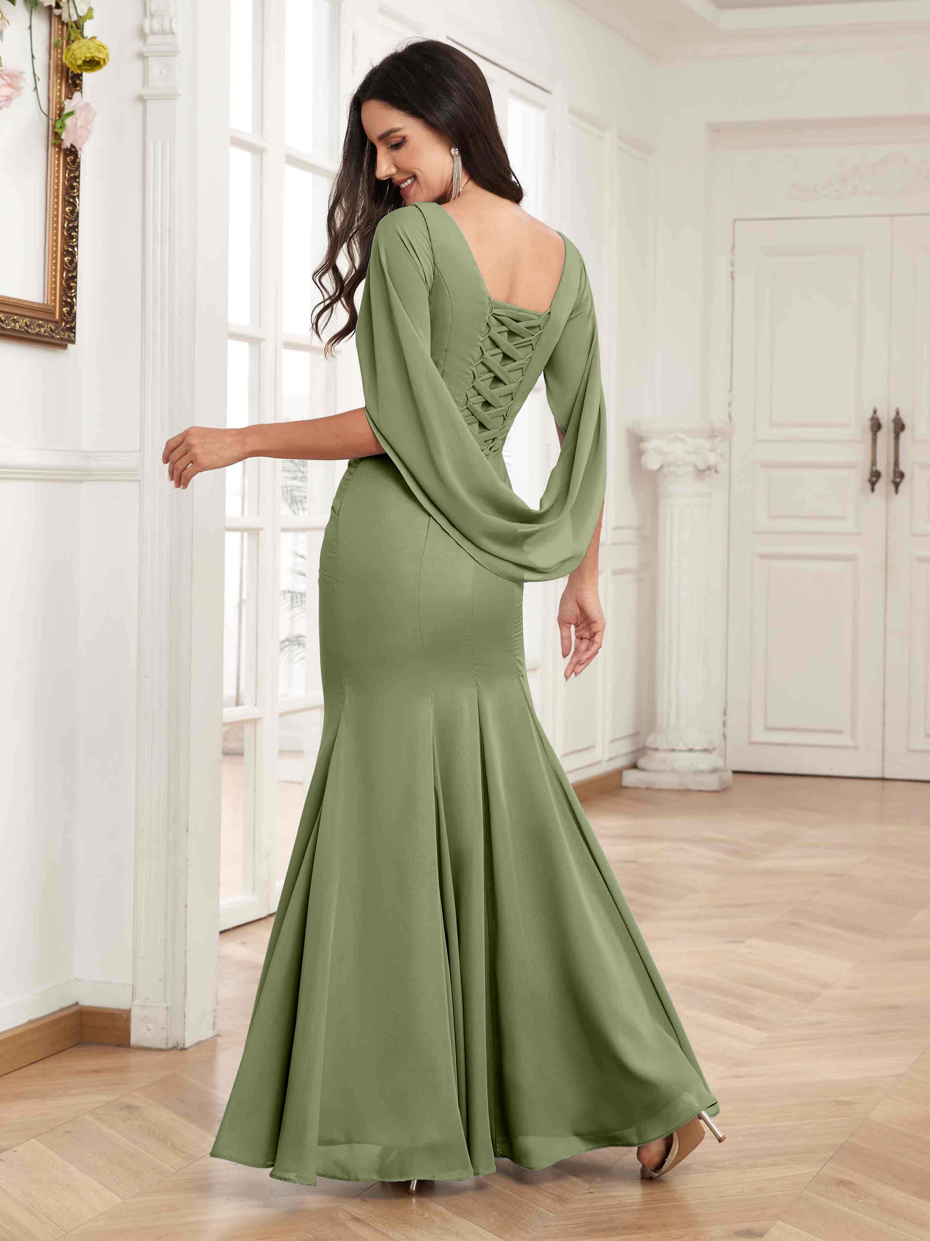 Olive Mother of the Bride Dresses