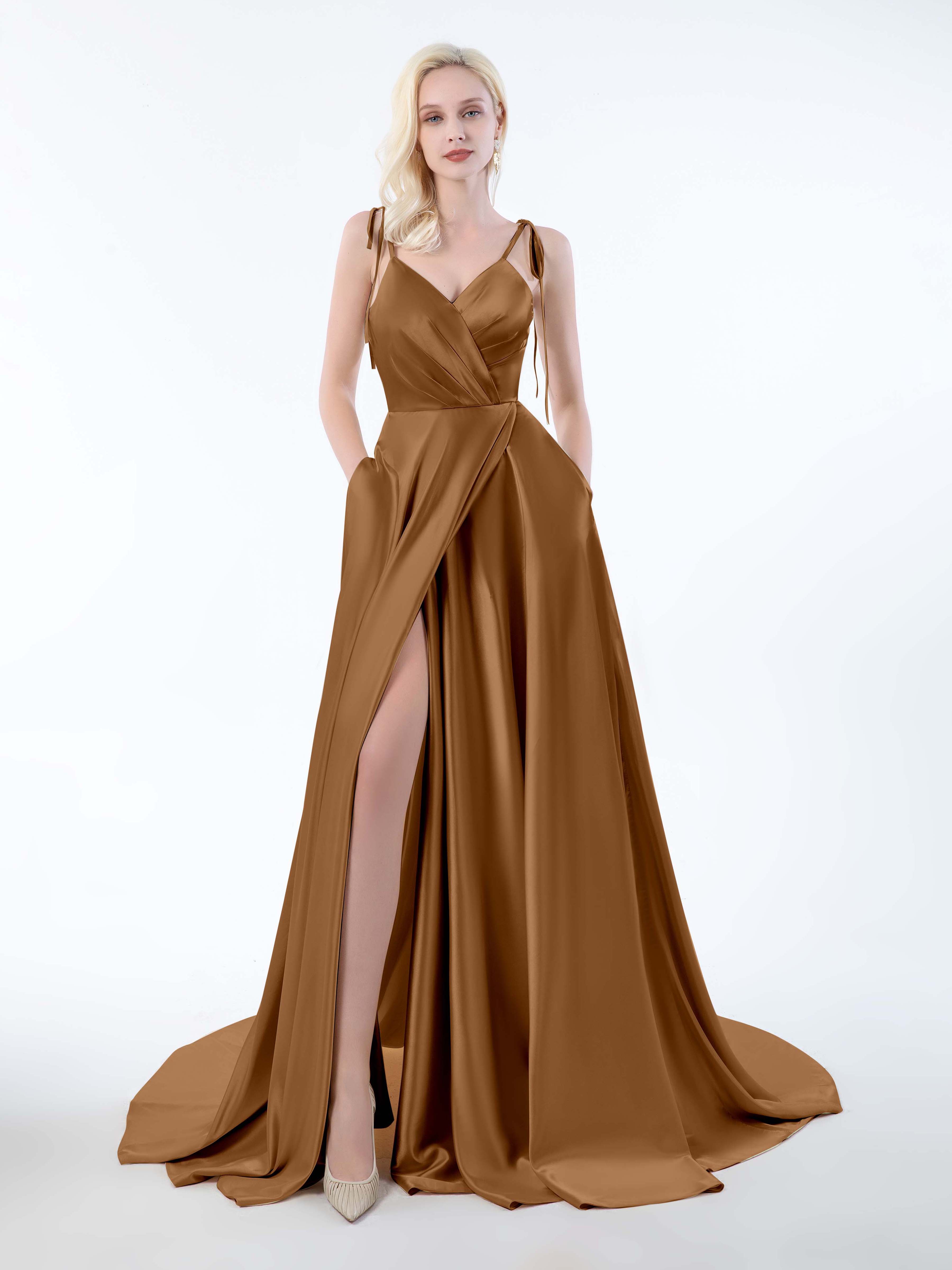 Shine Bright with Copper Bridesmaid Dresses Gorgeous Metallic Choice