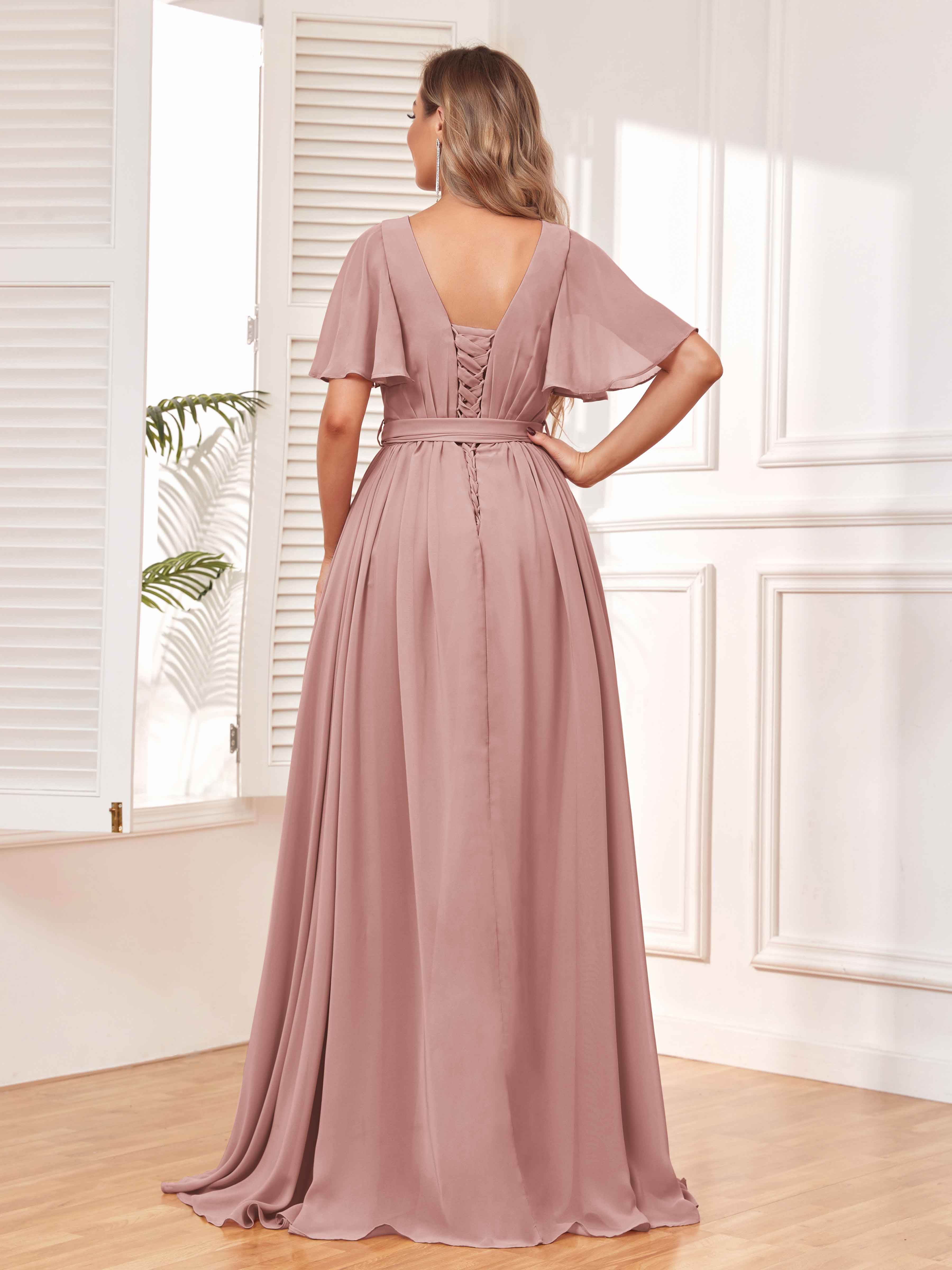 Old rose clearance bridesmaid gown