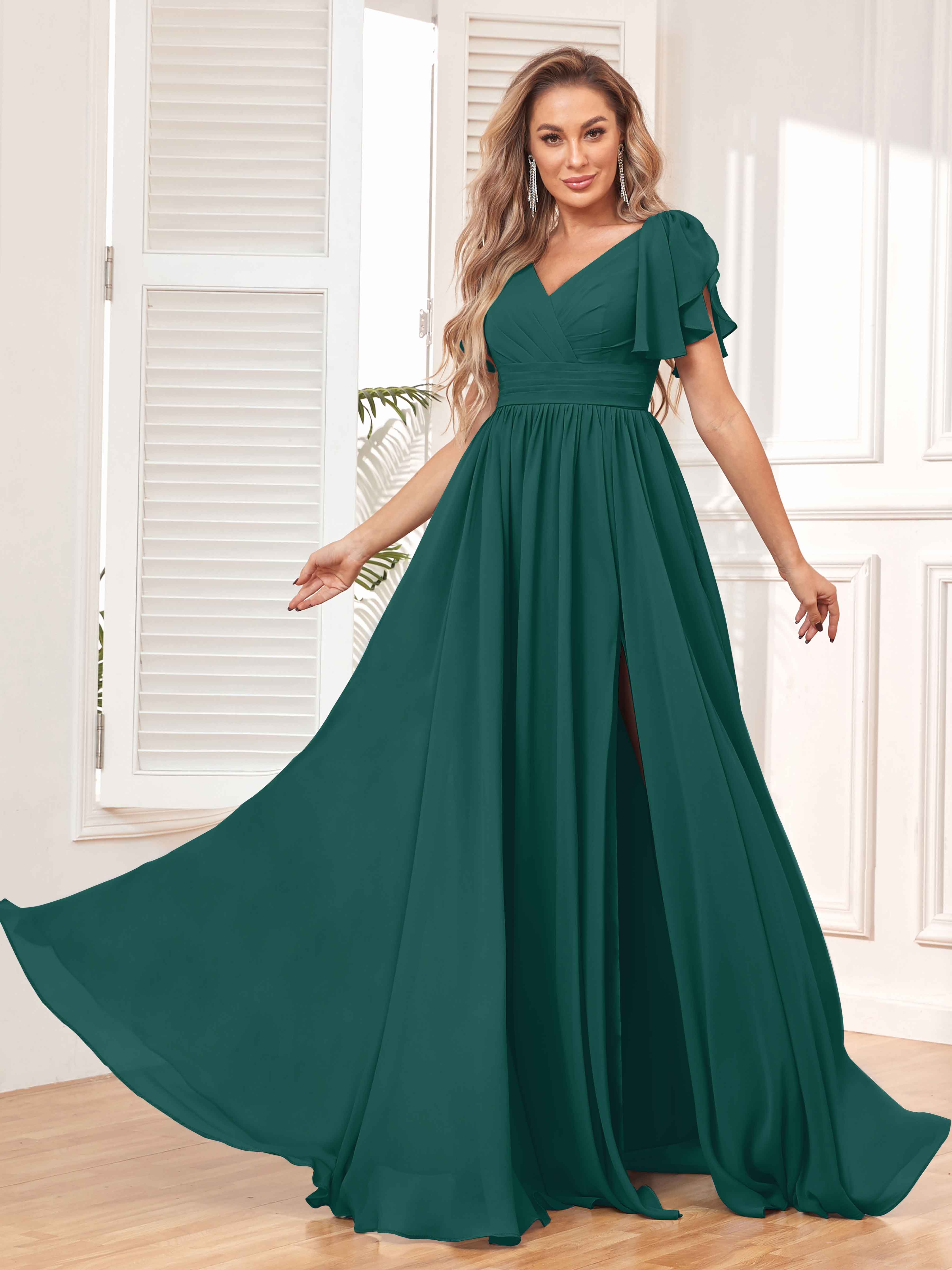 Teal bridesmaids outlet dresses uk