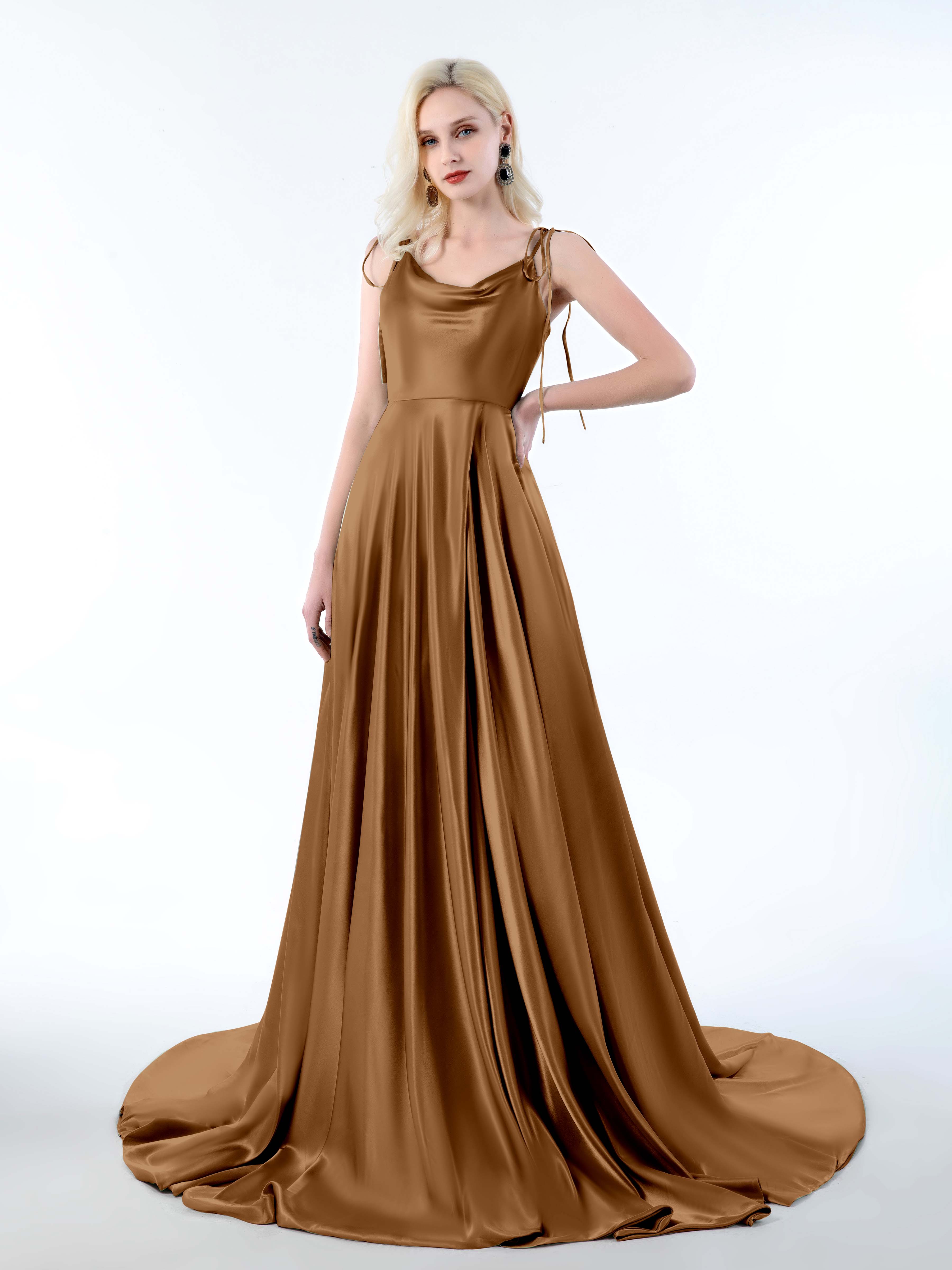 Copper bridesmaid outlet dresses uk