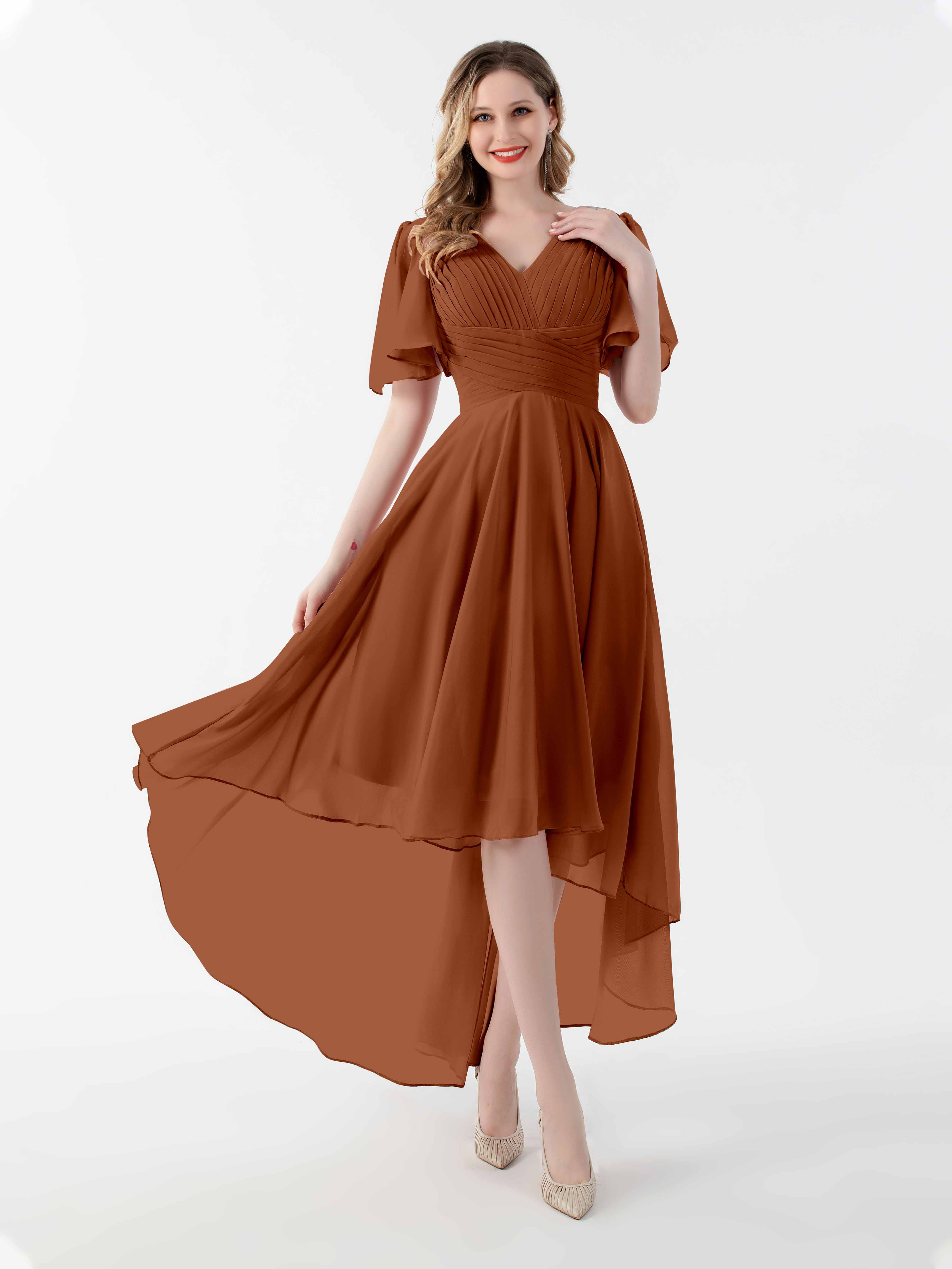 Long Slit A-line Dress Save Big On Bulk Burnt Orange Bridesmaid Dresses Plus Size Burnt Orange Bridesmaid Dresses A Line V Neck Flutter Sleeve Gown Long Slit A-line Dress Save Big On Bulk Burnt Orange Bridesmaid Dresses Plus Size Burnt Orange Bridesmaid Dresses A Line V Neck Flutter Sleeve Gown